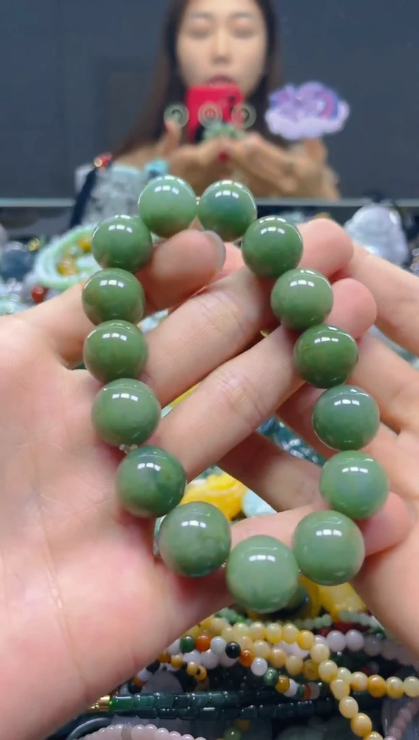 颈饰未镶嵌翡翠13MM/T/翡翠A货，一件也是批发价
