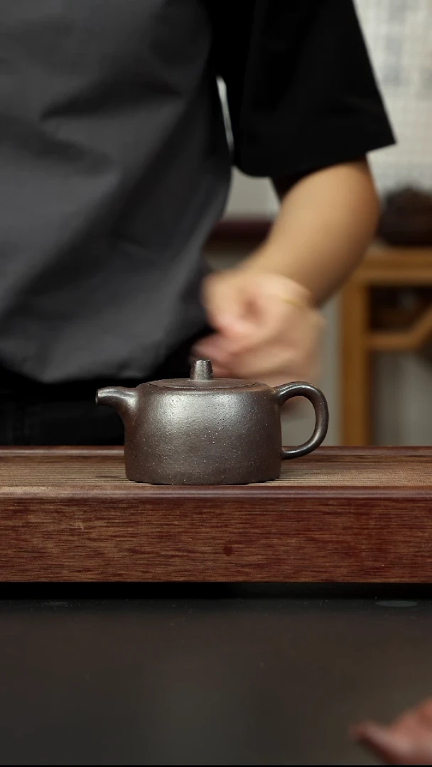 紫砂茶壶百年岩中泥 井栏