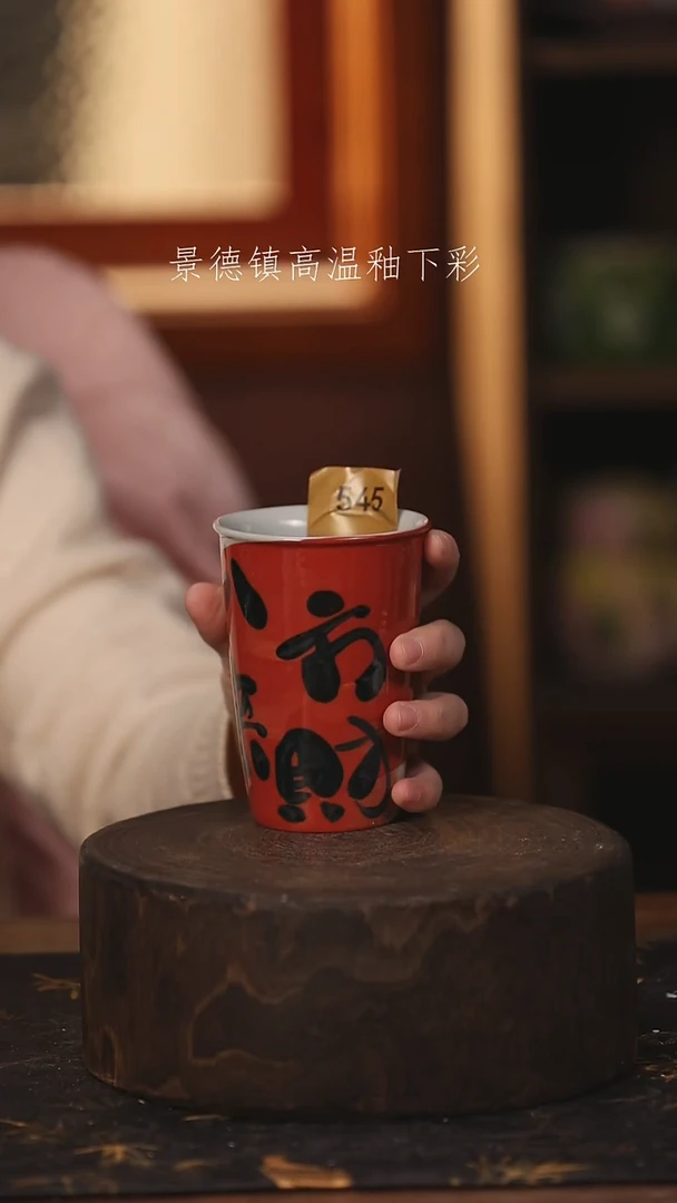 陶瓷景德镇高温釉下手绘陶瓷@L545@