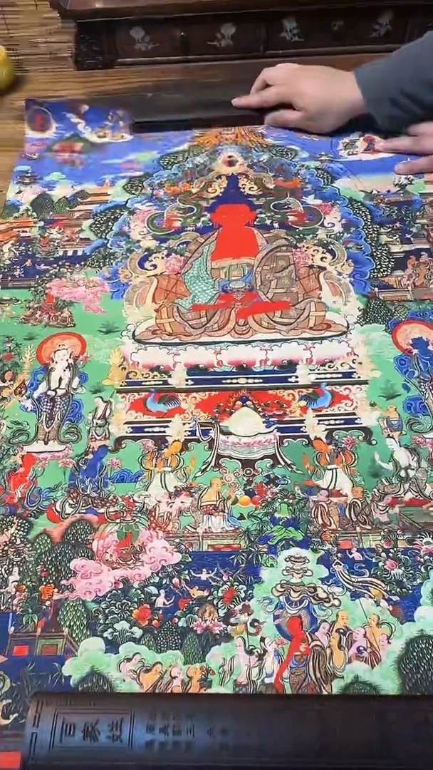 卷轴画梵古文创臻选唐卡048