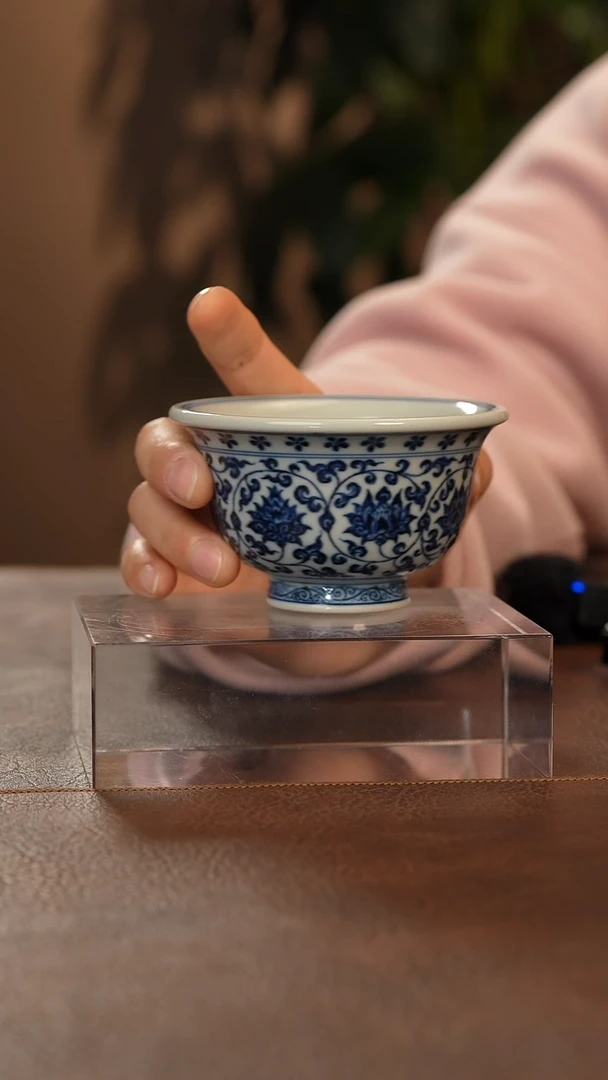 【闪购商品】瓷片青花瓷茶具斌芬陶瓷