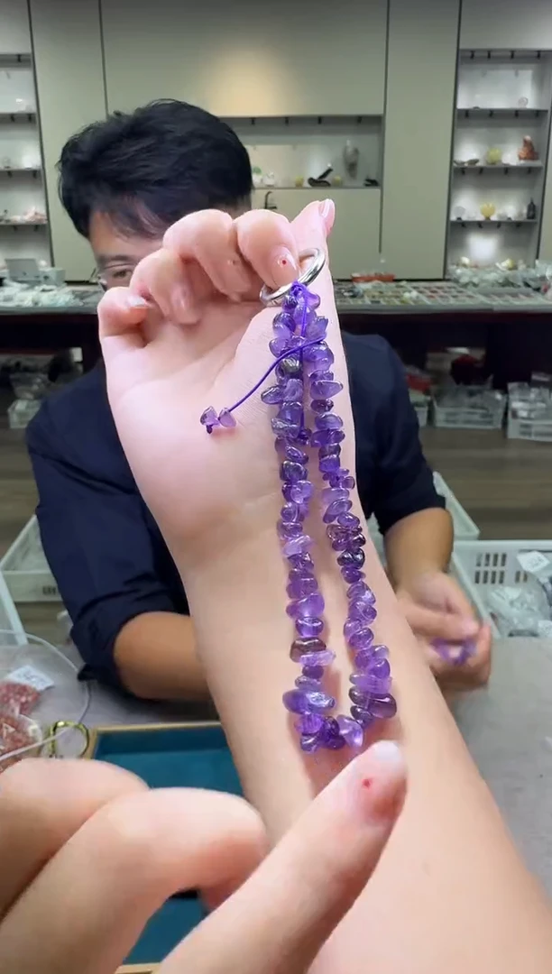 未镶嵌手链水晶多样性发一件 376