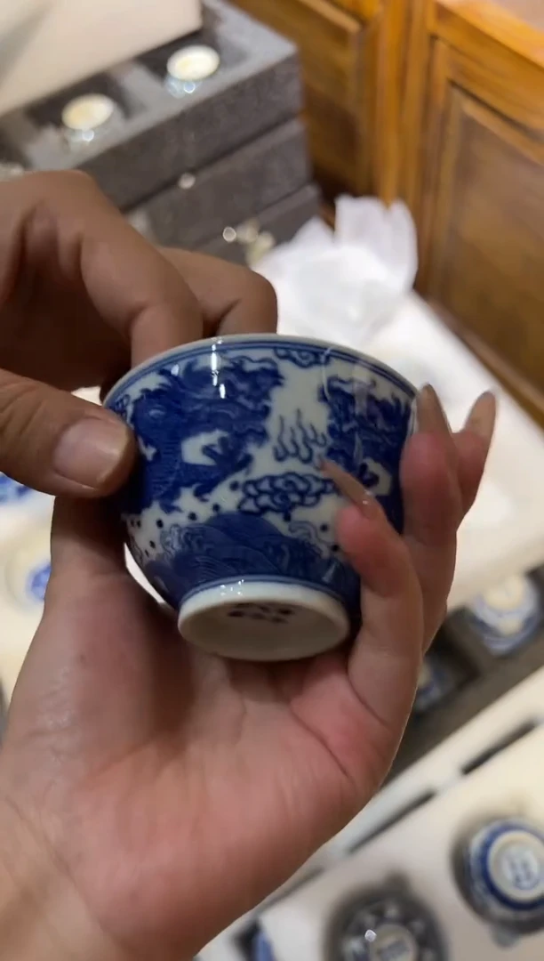 瓷片景德镇瓷器茶器茶杯