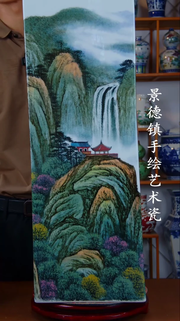 现代景德镇手工手绘陶瓷摆件65