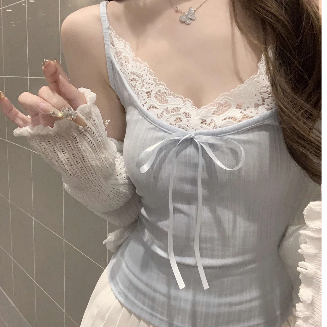 【编号001-300】25年新款纯欲吊带背心辣妹夏季外穿性感辣妹上衣