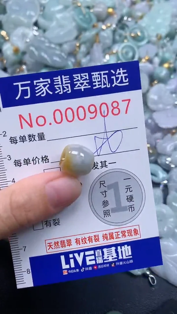 吊坠(不含链)未镶嵌翡翠9087