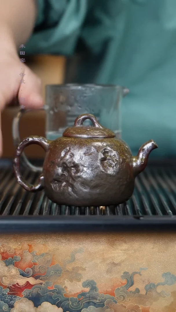 茶壶紫砂柴烧蝉鸣壶供春300cc