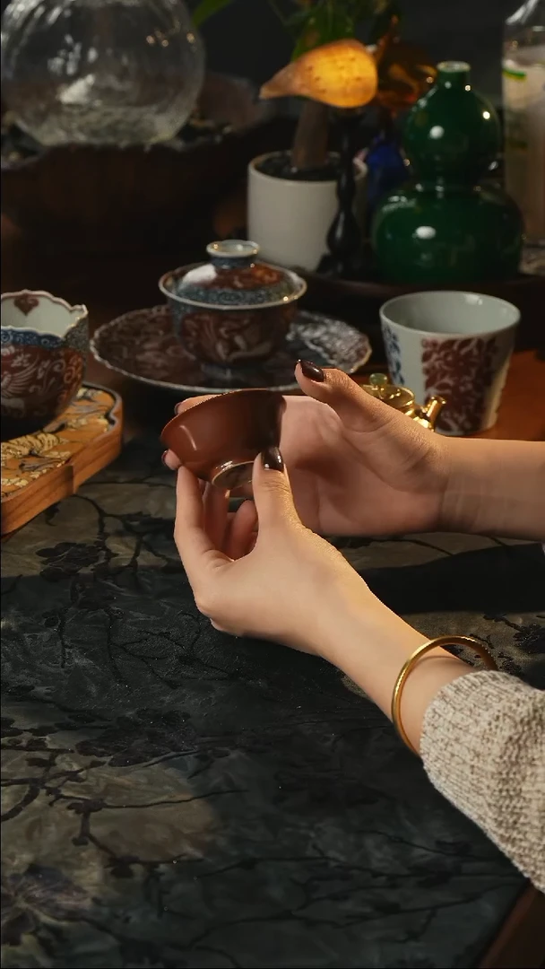 瓷片云由山坊    紫金釉 鱼