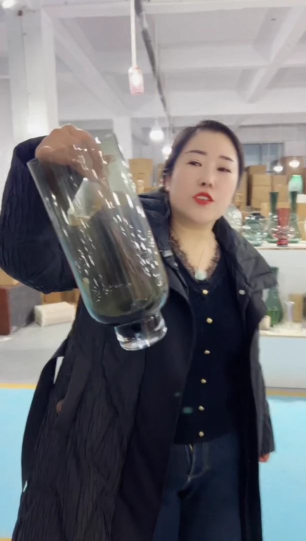 【闪购商品】玻璃花伴你花瓶微瑕-OMKI