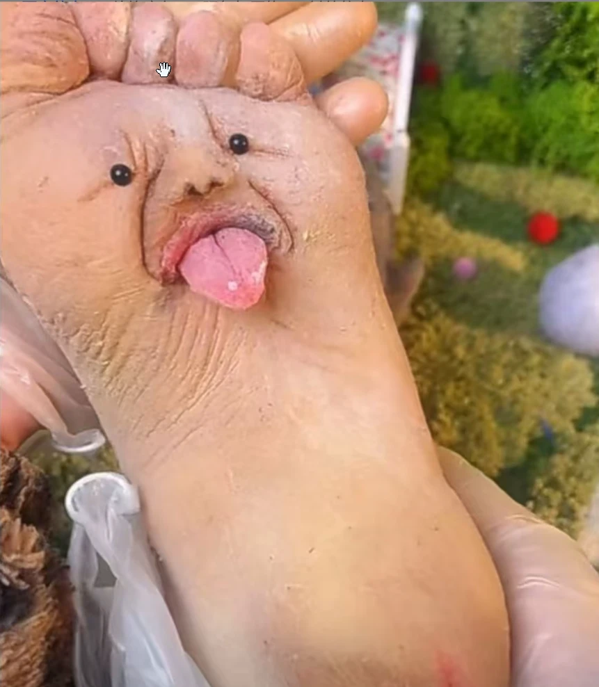 玉足 纯手绘解压猎奇抽象捏捏乐