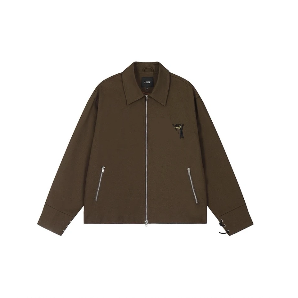 【PC】潮牌A家正品复古刺绣运动夹克 男女同款