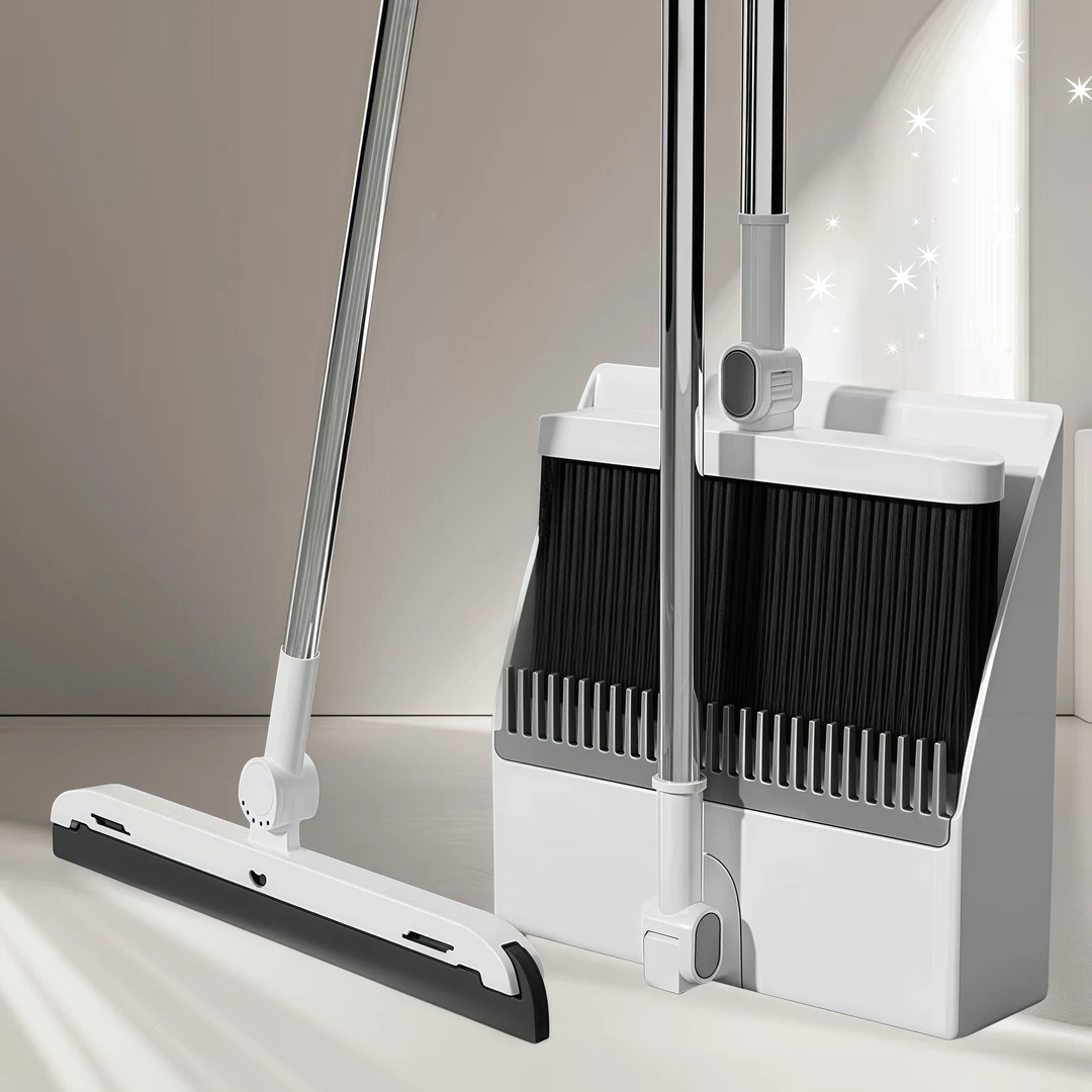 【折叠】扫把簸箕套装扫帚笤帚家用2025新款魔术扫把拖把三件套神器