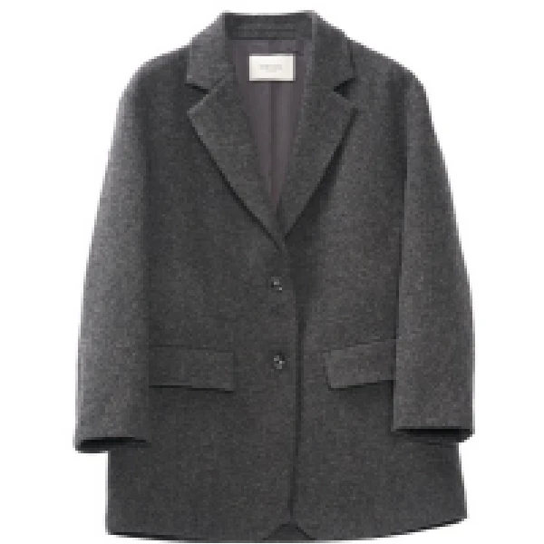 118大衣ED41DYH058灰色剪标出货