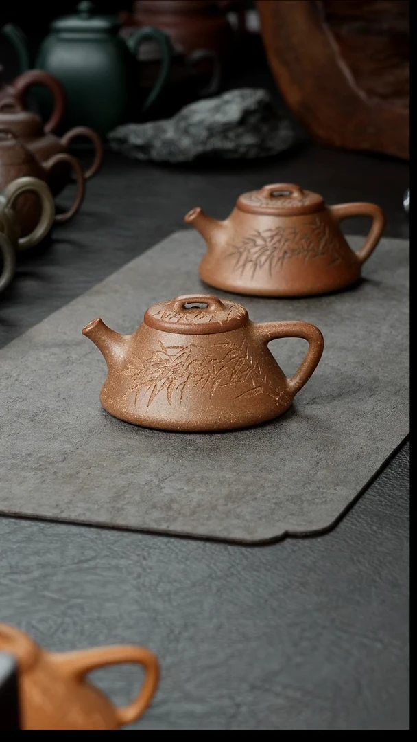 茶壶紫砂人****0明段半手150启瓢