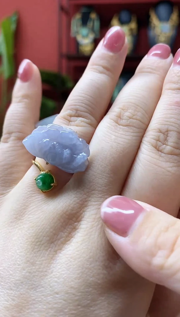 颈饰未镶嵌翡翠翡翠戒指