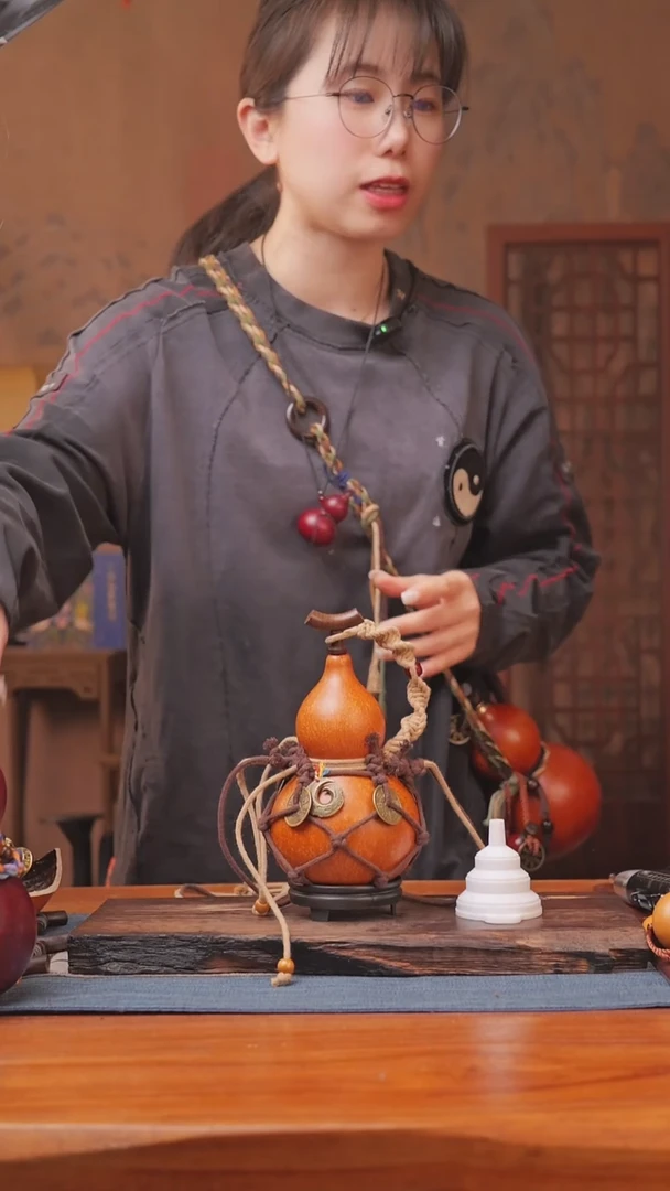 520号链接精品大漆葫芦现货现发[一物一拍]