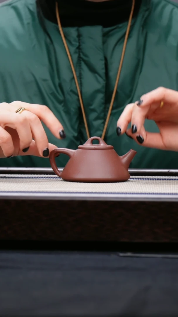 【闪购商品】紫砂茶壶原矿紫泥  小子冶石瓢