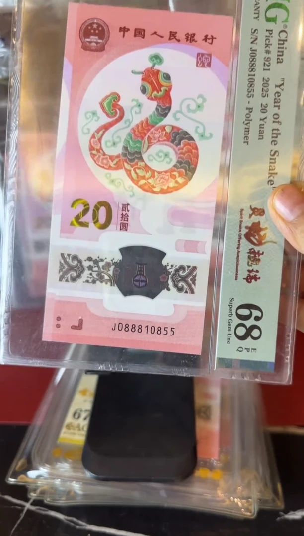 塑料2025 蛇钞 单张 088810855