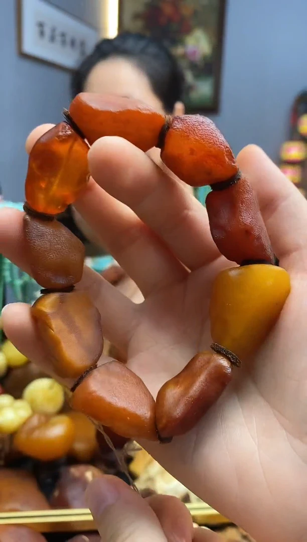 未镶嵌琥珀手串手串