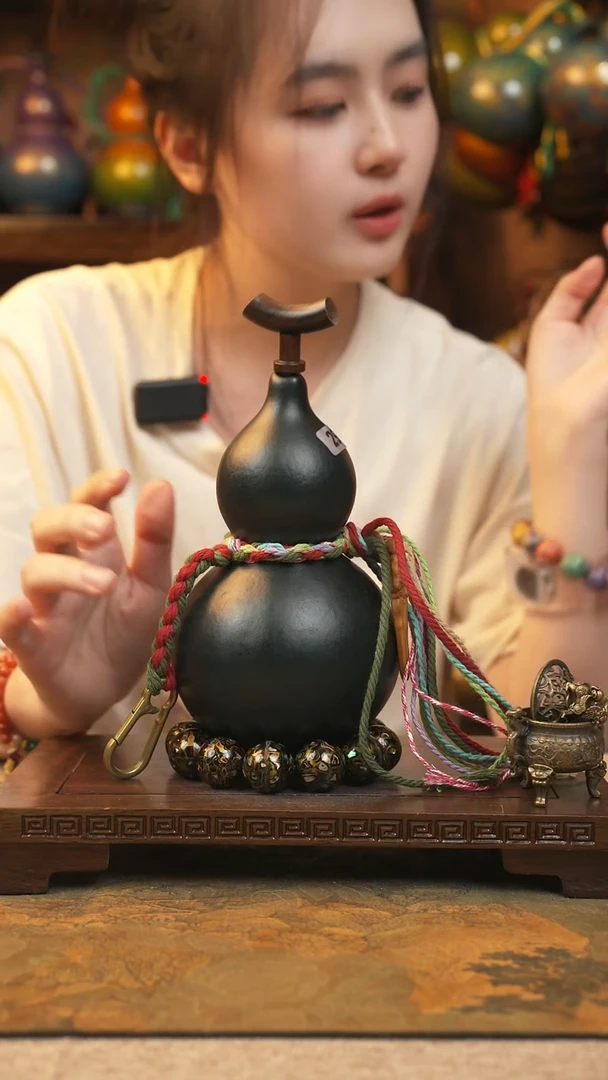 298大漆一物一拍记葫堂出品【不带葫芦底下的手串】