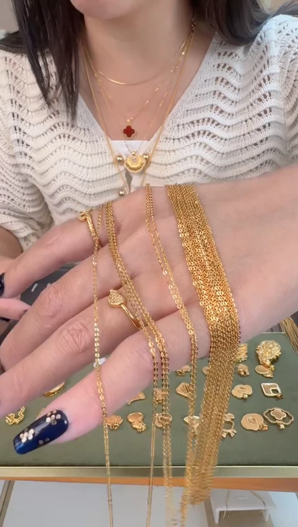 福利45cm固定闪o链1.08g（多样性发货）