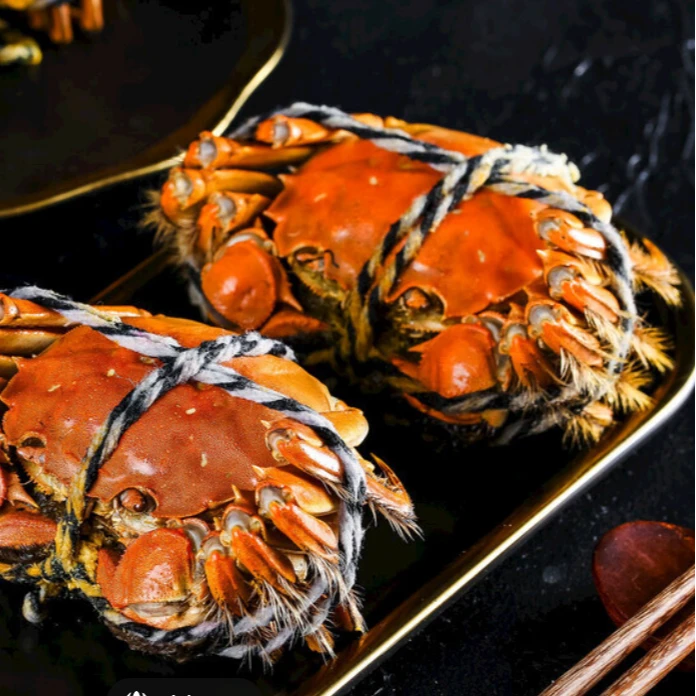 H25【活蟹】苏州精品 大闸蟹公蟹4.0-3.7母蟹3.0-2.7两/只 3对送4只螃蟹共10只顺丰/京东冷链