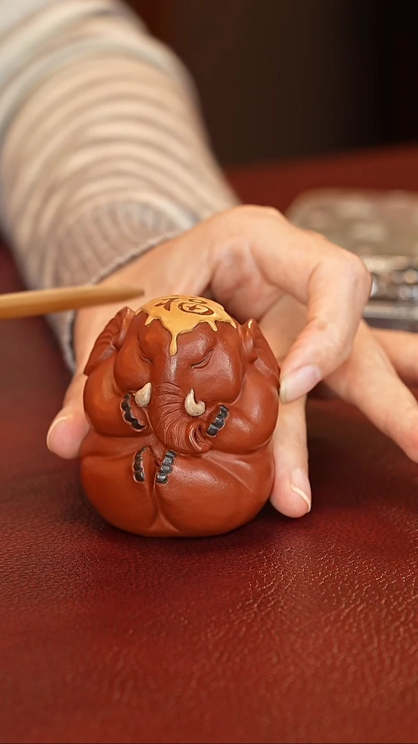 原矿高端紫砂茶宠