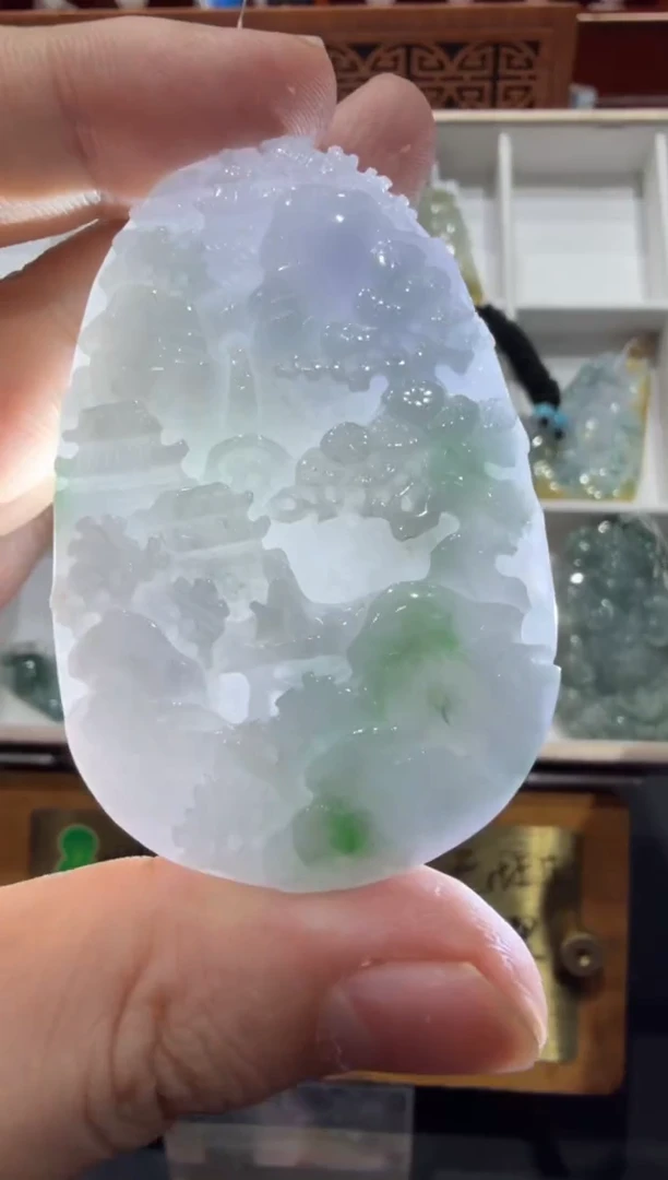 未镶嵌挂件翡翠A货翡翠多样性孤品
