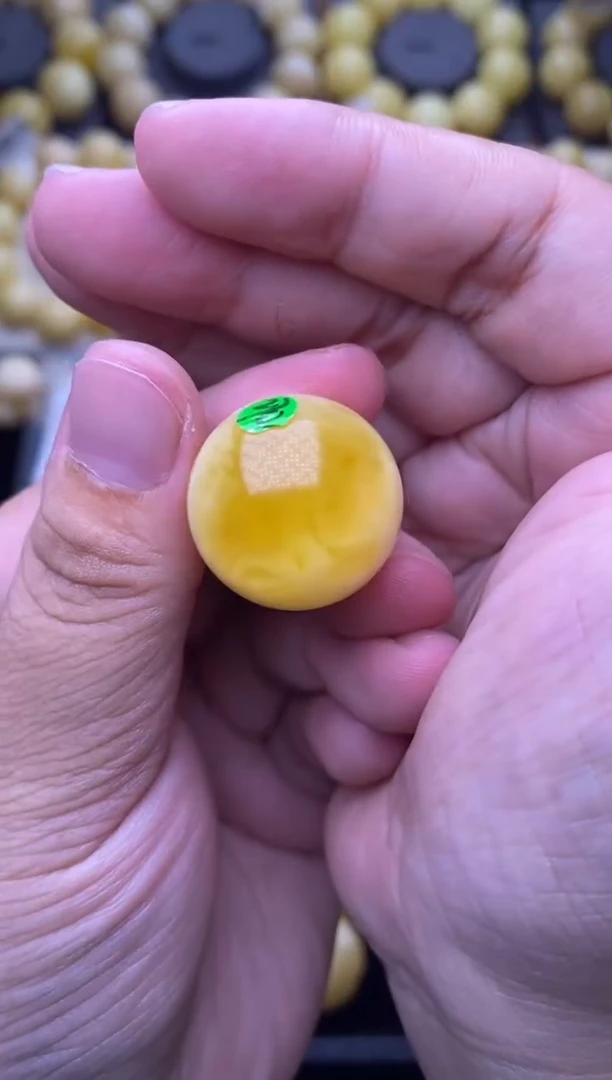 裸石琥珀未镶嵌 大小姐珠宝严选卡21.6mm32