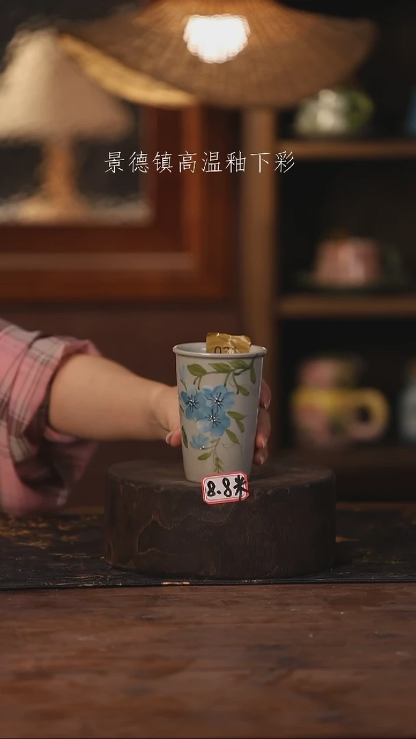 陶瓷景德镇高温釉下手绘陶瓷031