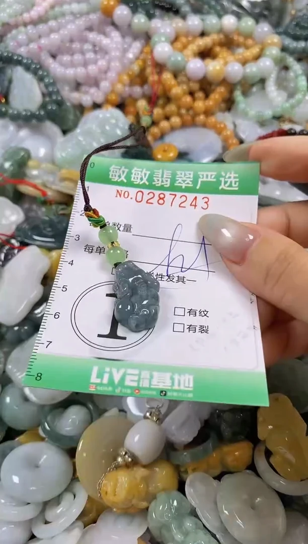 翡翠未镶嵌颈饰闪购0287243多样性发其一