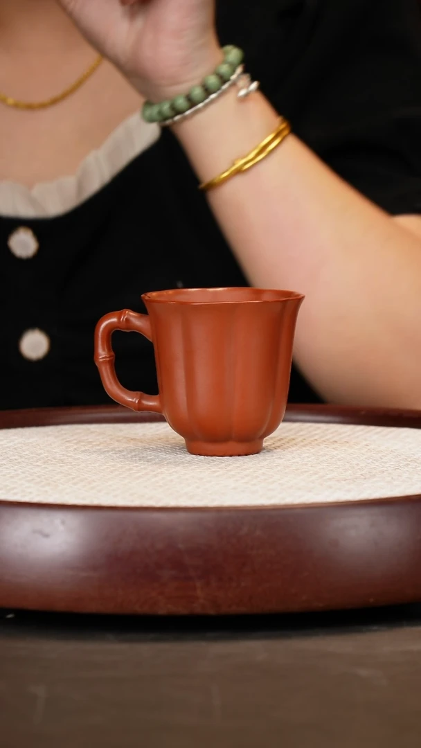 茶壶紫砂筋纹主人杯