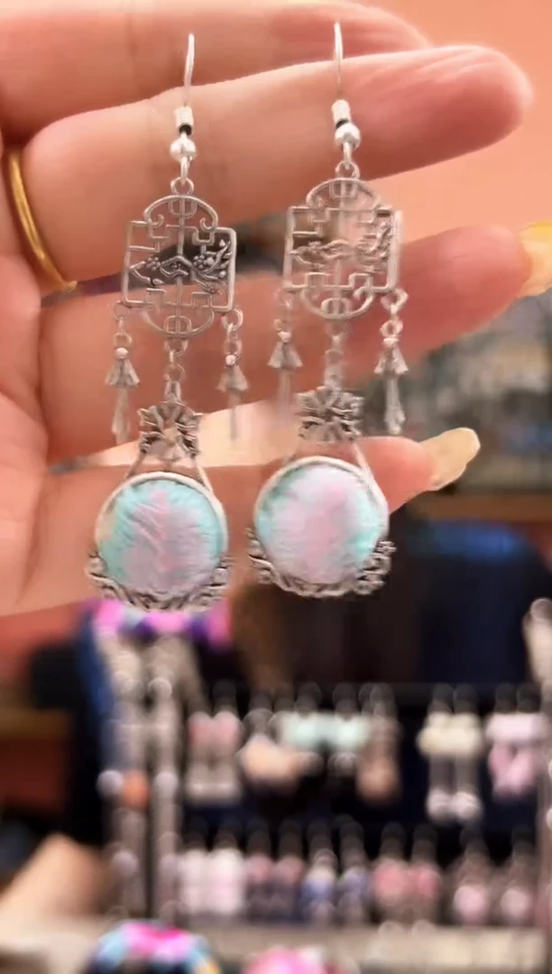 织绣艺枝独绣老绣饰品35