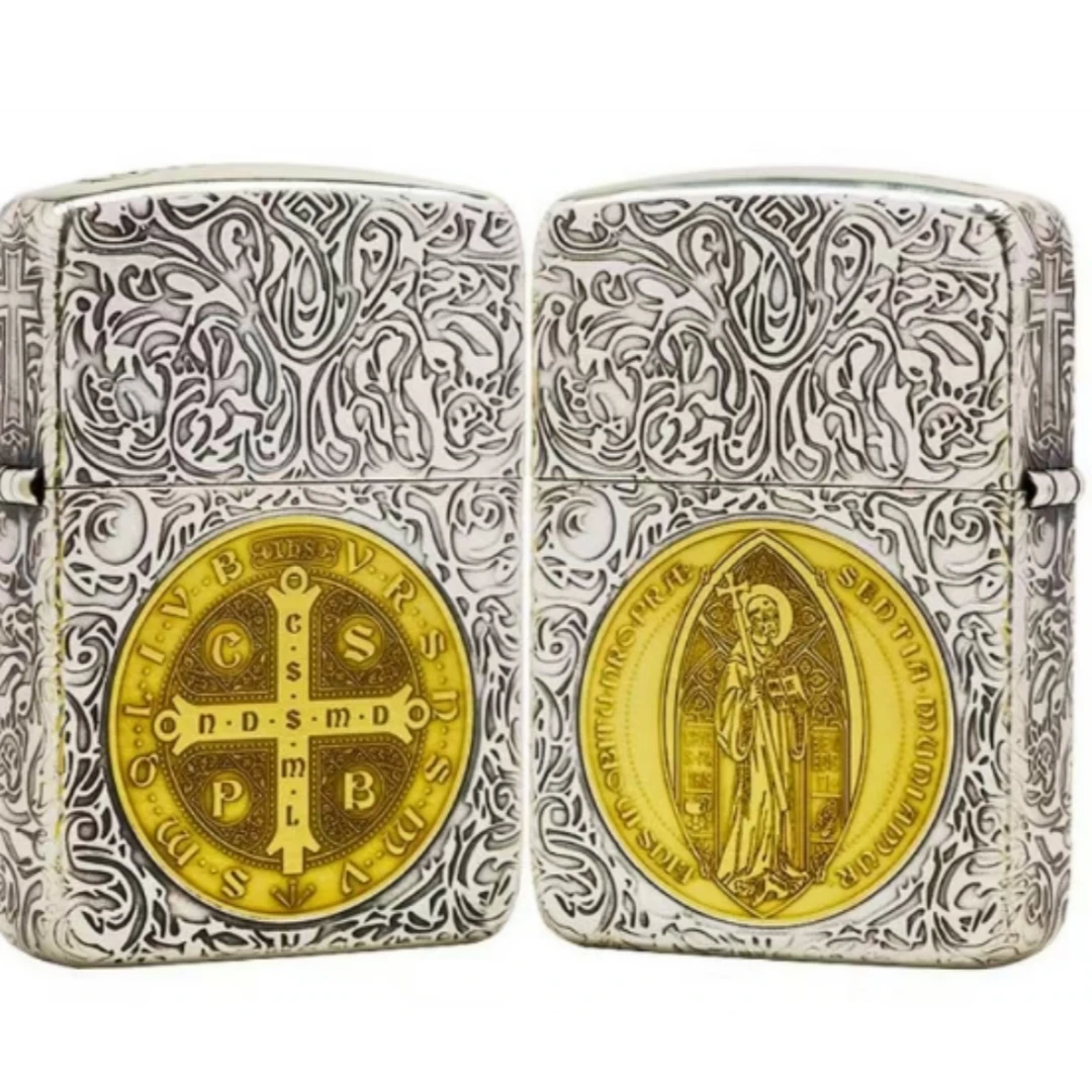 ZIPPO/之宝打火机蚊子1941康斯坦丁金银正品高档防风打火机-DYJ1