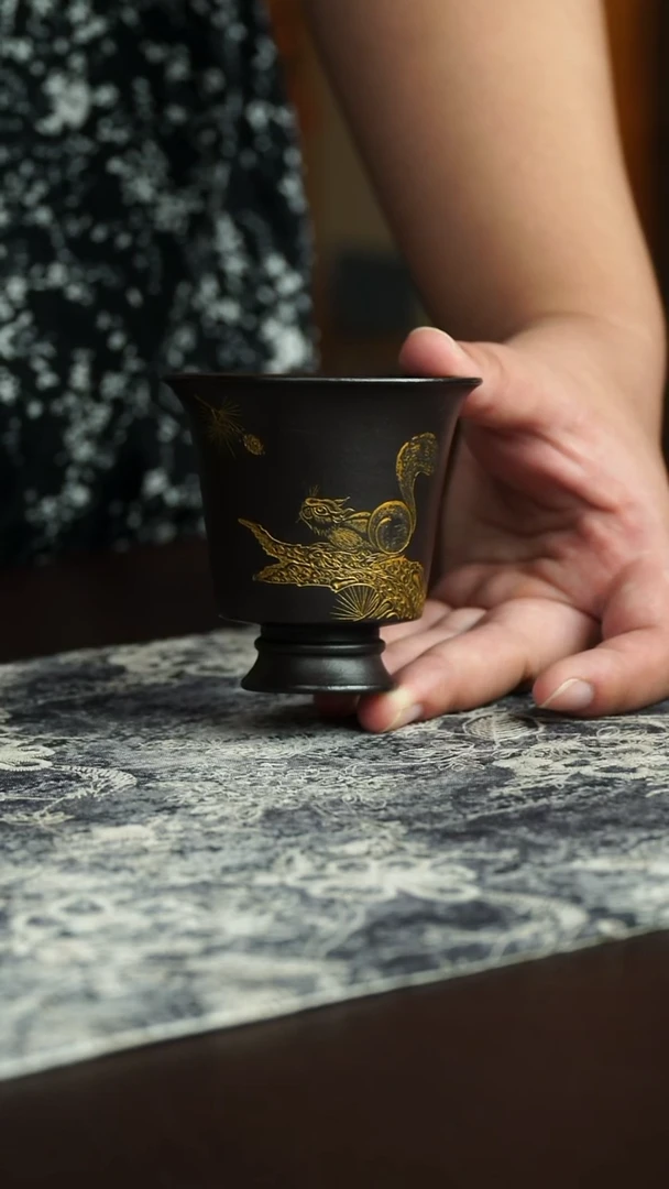 茶杯紫砂27号宜兴紫砂原矿作品
