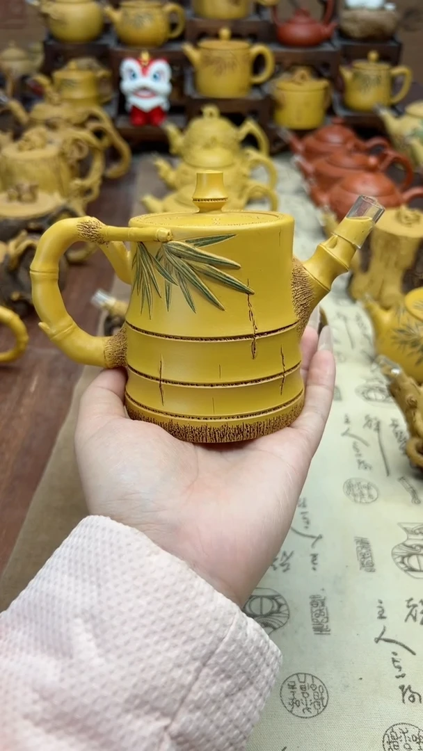 【闪购商品】紫砂壶节节高升竹节壶