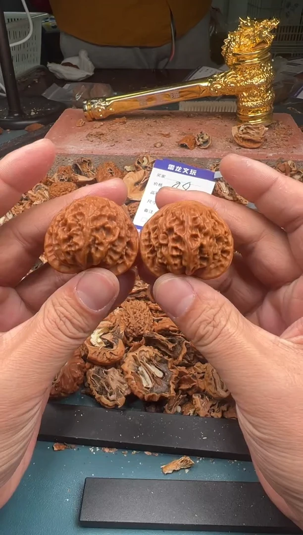 【闪购商品】文玩核桃把件雷龙文玩核桃有色差宫灯40尺寸-88