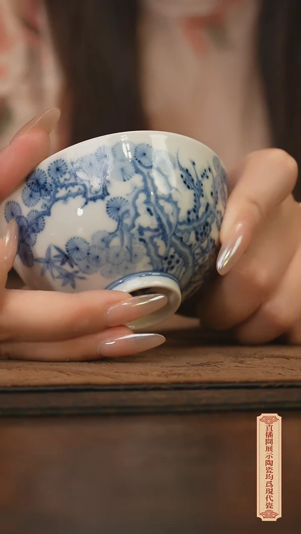 瓷片柴窑青花破价福利