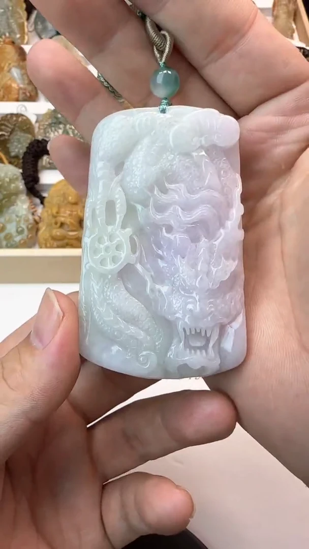 颈饰未镶嵌翡翠星*仕天然翡翠