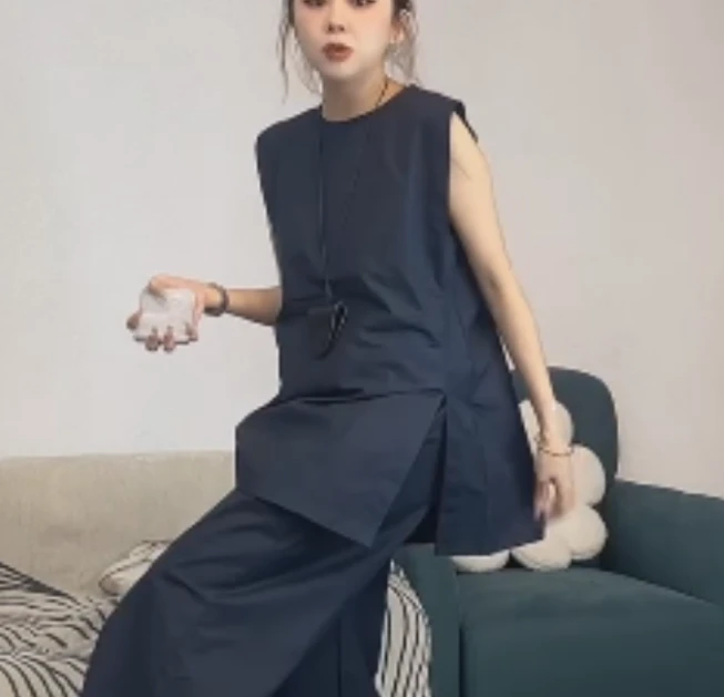 2025夏季新款网红同款洋气减龄气质休闲套装女两件套淘-O3I