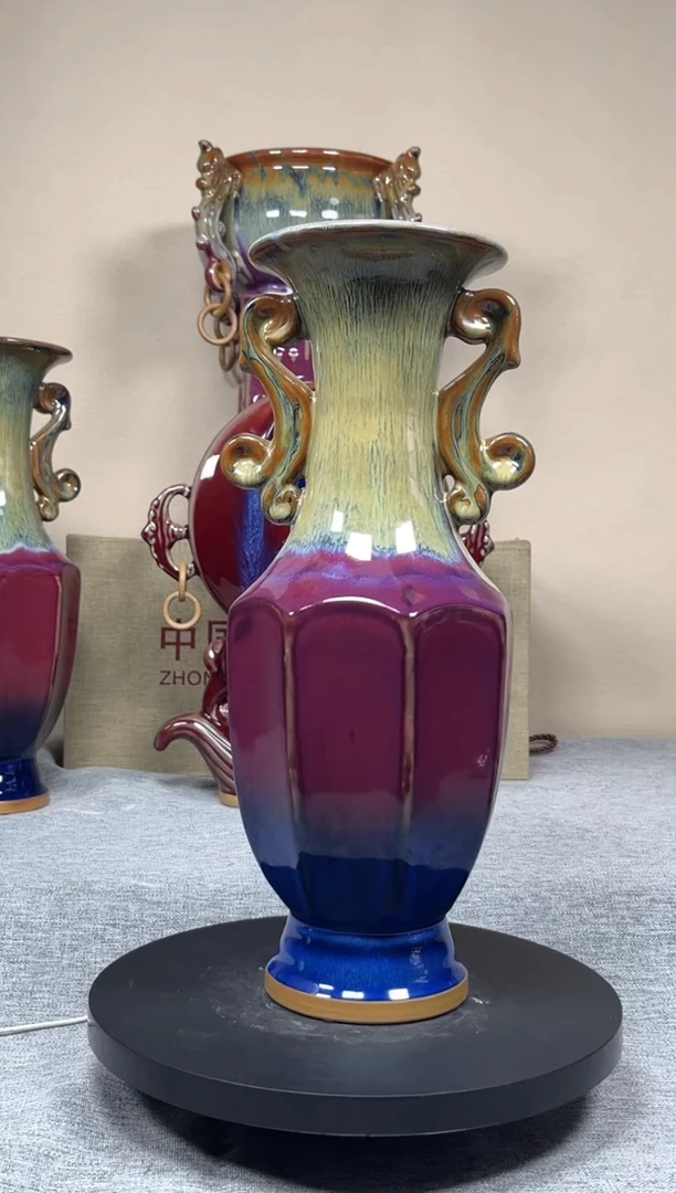 摆件神垕钧瓷收藏工艺品