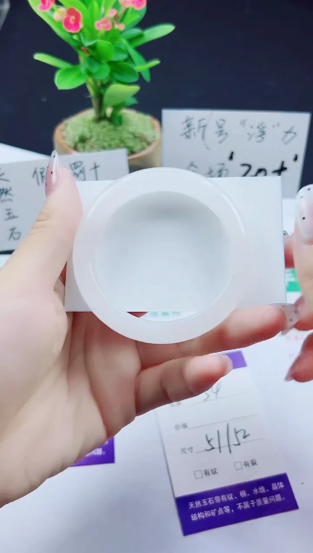 未镶嵌手镯石英质玉54-51/52
