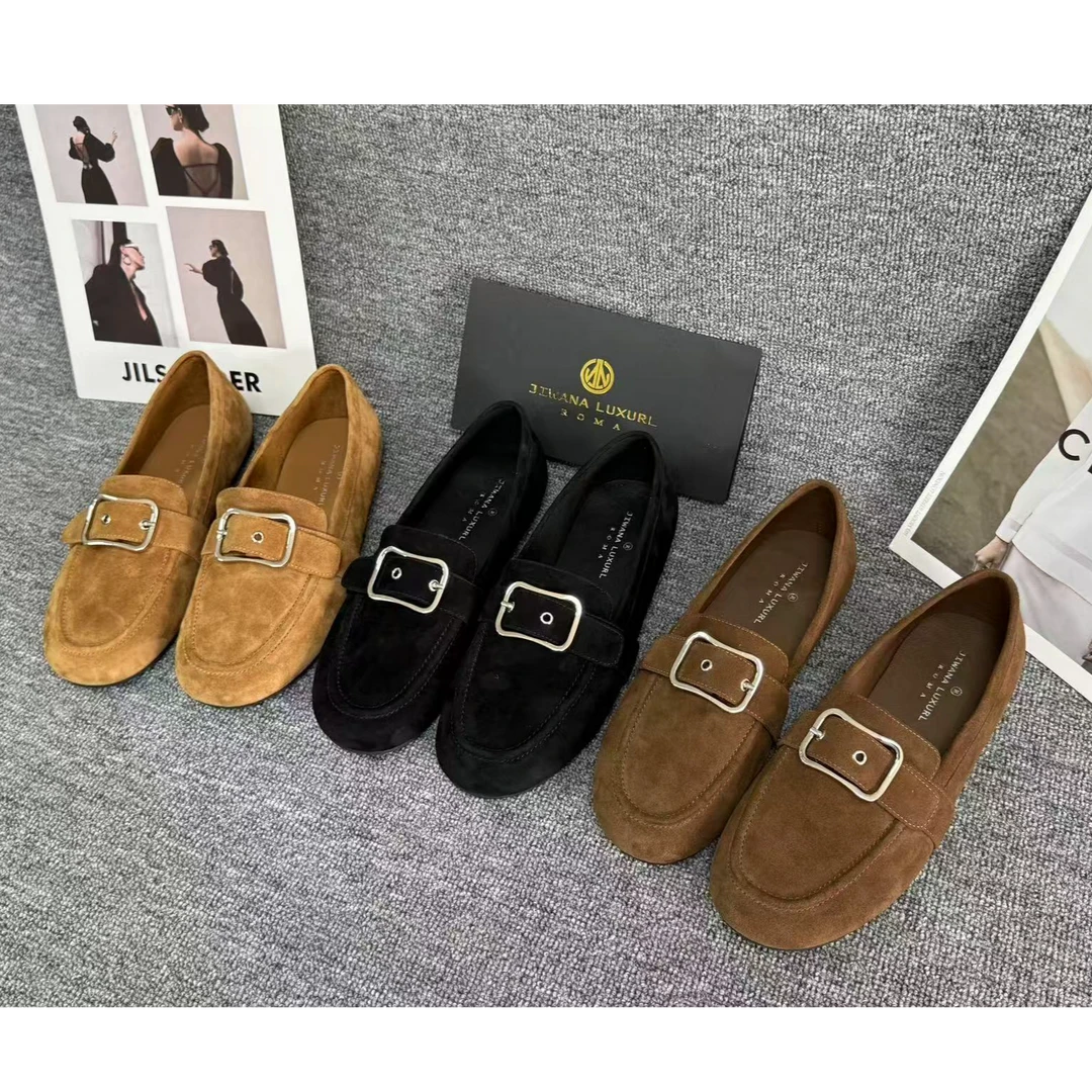 [JL早春新品]JIWANA LXUXRL 女士平跟乐福鞋休闲鞋6887
