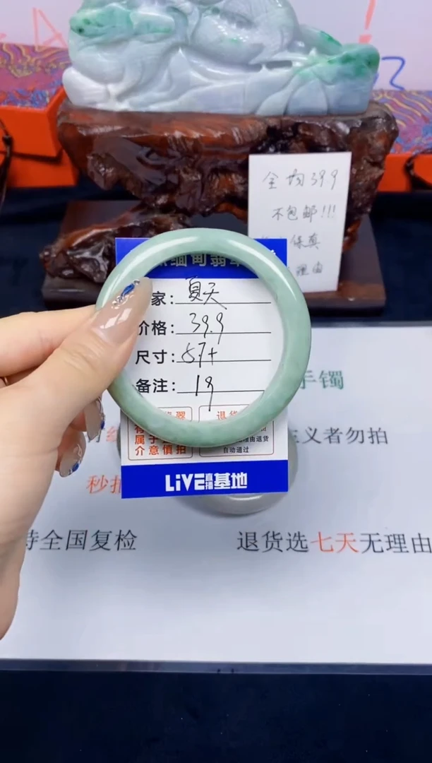 未镶嵌手镯翡翠夏*19