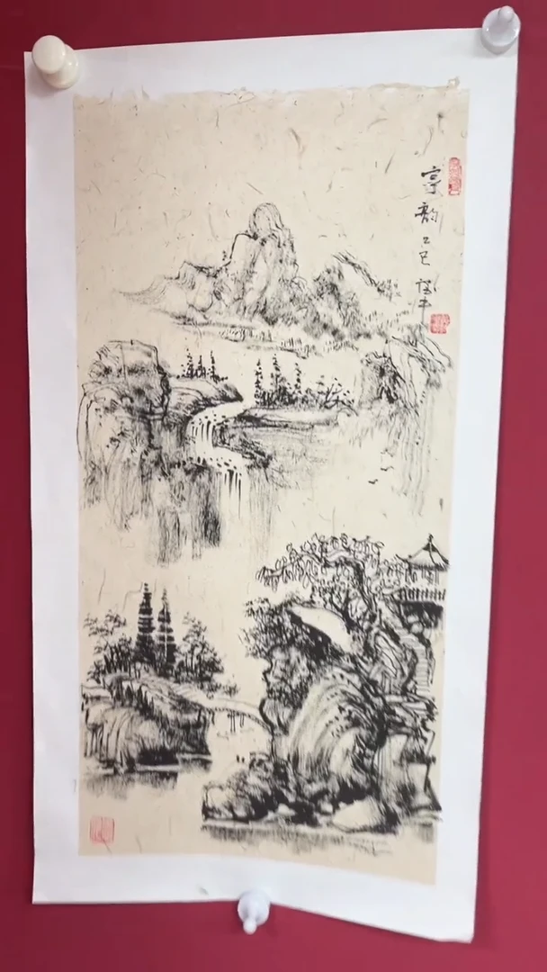 国画黄德中老师两平尺
