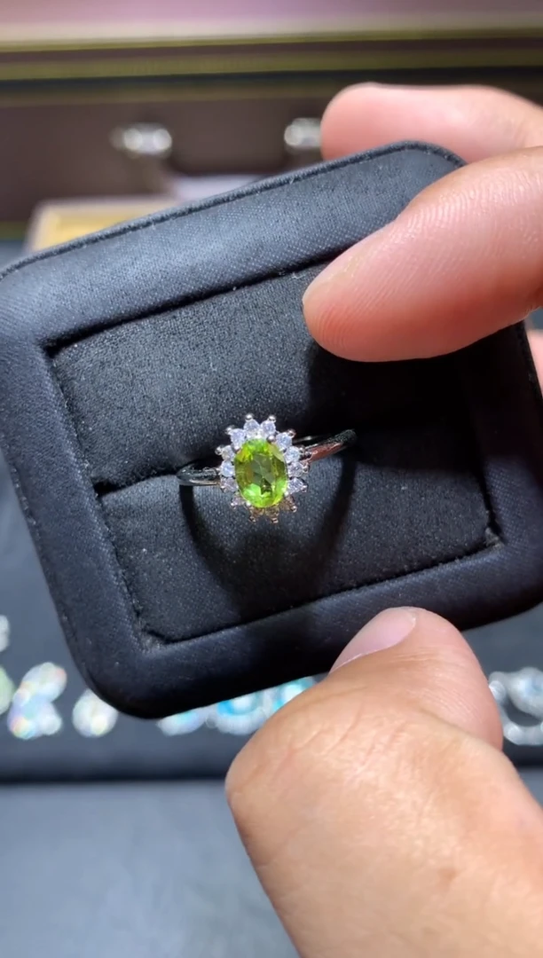 未镶嵌戒指橄榄石W20【多样性发其一】