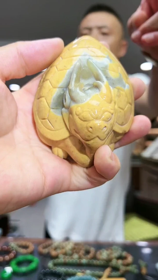 未镶嵌和田玉把件龙龟
