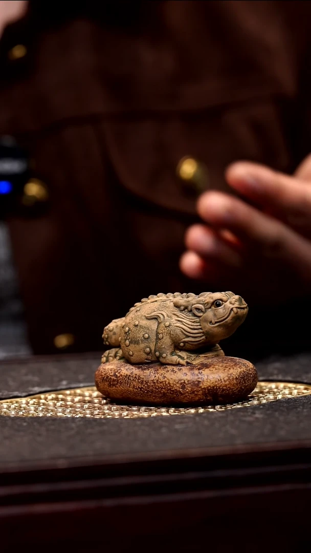 茶杯紫砂精品紫砂茶宠1