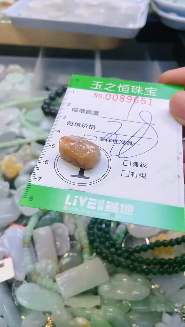 翡翠未镶嵌颈饰闪购0089651