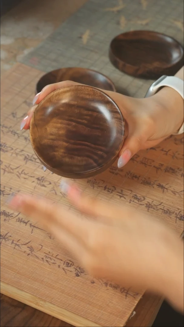 北美黑胡桃木茶盘256